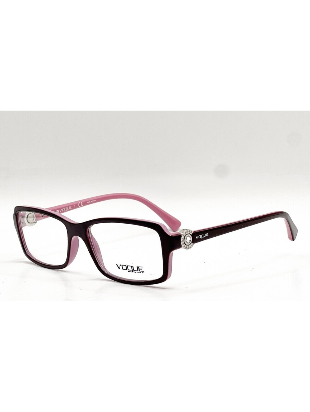 Vogue Vo 5001-B 2321 Eggplant/Opal Pink Authentic Eyeglasses 54-16-135 - Picture 1 of 5